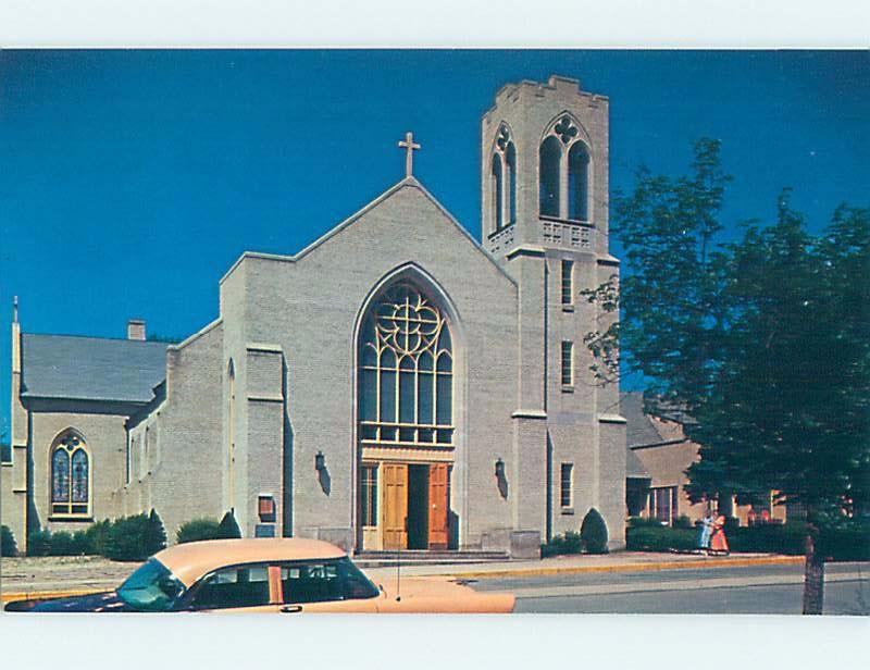 Unused Pre-1980 CHURCH SCENE Las Vegas Nevada NV G3389