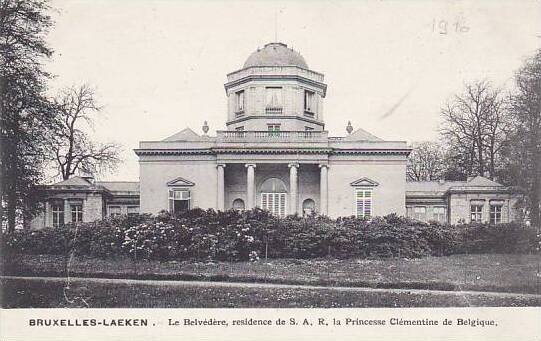Belgium Brussels Laeken Le Belvedere Residence de la Princesse Clementine de ...