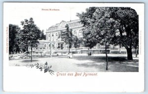 Gruss aus Bad Pyrmont Neues Kurhaus GERMANY UDB Postcard
