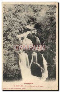 Old Postcard L & # 39Auvergne St Nectaire Grande Cascade Des Granges