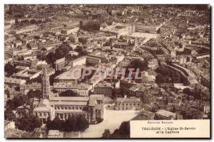 Old Postcard Toulouse St Sernin Church and Capitol