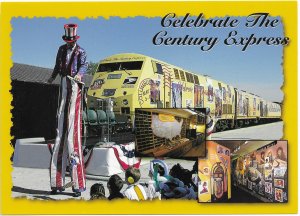 US  Unused. Celebrate the Century Express.  Special Train with Exhibits.