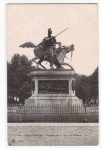 Monument Duco di Genova Piazza Solferino Torino Turin Italy 1910c postcard