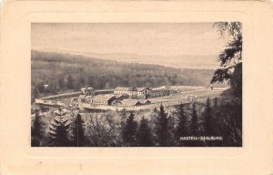 L171 Germany Kastell-Saalburg Castle vintage postcard