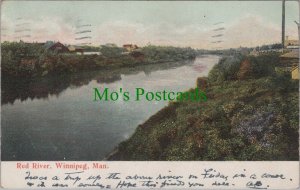 Canada Postcard - Red River, Winnipeg, Manitoba RS31814