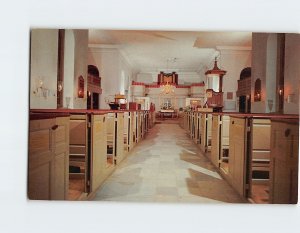 Postcard Bruton Parish Church Williamsburg Virginia USA