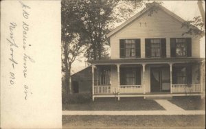 Newport Maryland MD Charles County JD Davis Home c1910 Real Photo Postcard