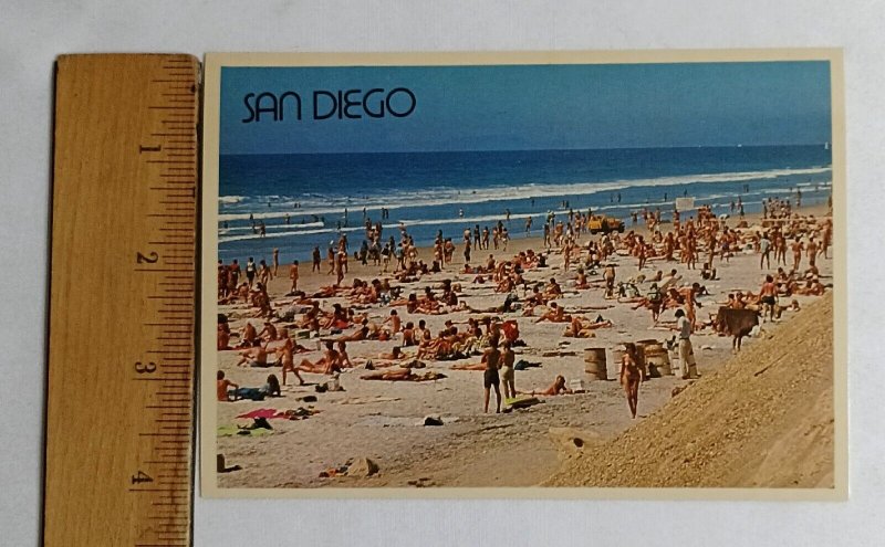 Blacks Beach San Diego California Nude Beach Postcard #B