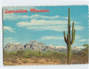 Postcard Superstition Mountain, Arizona