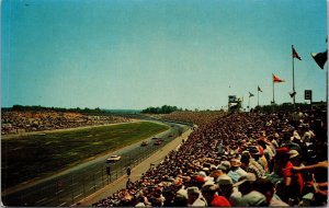 Vtg North Carolina NC Charlotte Motor Speedway World 600 1960s View Postcard