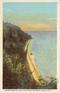 North Boulevard From Arch Rock  - Mackinac Island, Michigan MI  