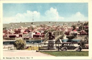 Postcard BRIDGE SCENE Quebec City Quebec QC AJ4980