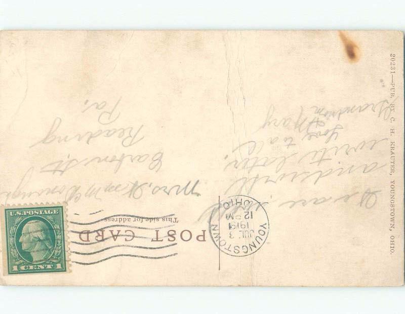 Divided-Back BANK BUILDING Youngstown Ohio OH E5076