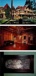 3~4X6 Postcards San Jose, CA California WINCHESTER MYSTERY HOUSE Ballroom~Window