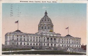 Minnesota Saint Paul Minnesota State Capitol 1918