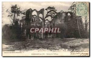 Old Postcard Dammarie les Lys Ruins of & # 39Abbaye