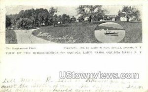 Oquaga Lake Farm - New York NY Postcard