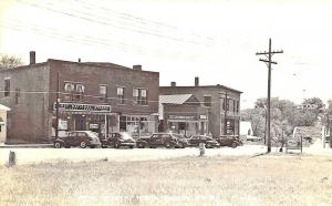 North Anson Street View First National Stores RPPC Real Photo Postcard