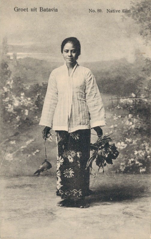 Indonesia Batavia Native Girl 06.69