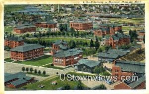 University of Montana in Missoula, Montana