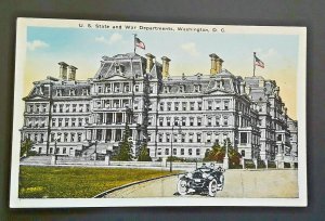 Mint Vintage Washington DC US State & War Departments Building 1920s Postcard