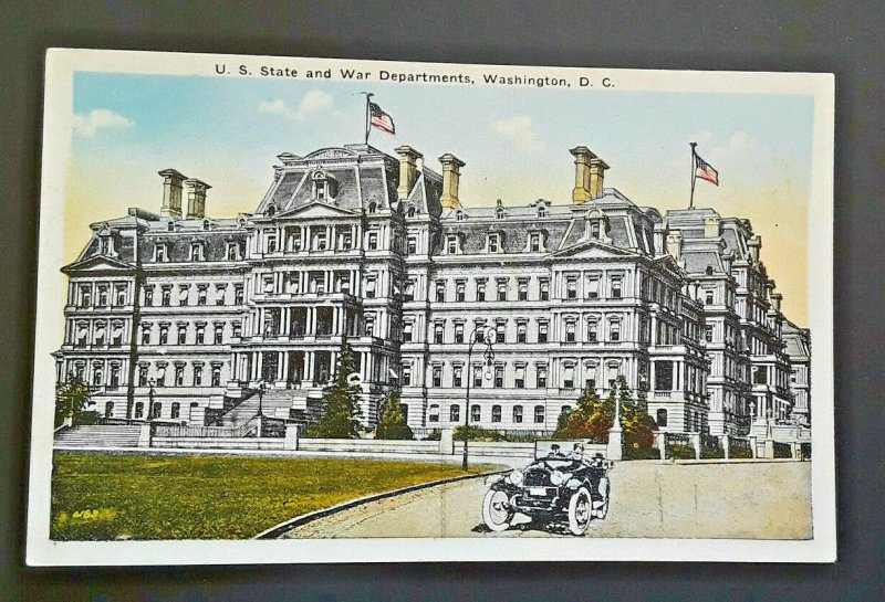 Mint Vintage Washington DC US State & War Departments Building 1920s Postcard 