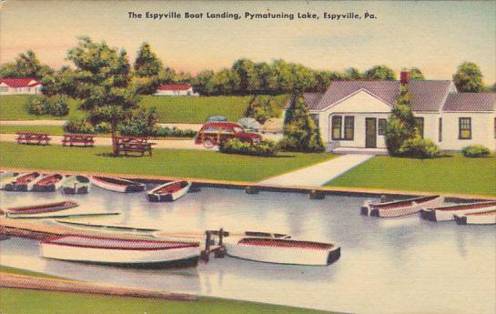 Pennsylvania Espyville The Boat Landing At Pymatuning Lake