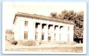 RPPC THE DALLES, Oregon OR ~ POST OFFICE Wasco County c1950s Real Photo Postcard