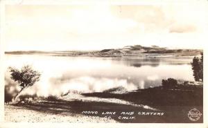 Mono Co California view of Mono Lake and Craters Frasher real photo pc Z40029