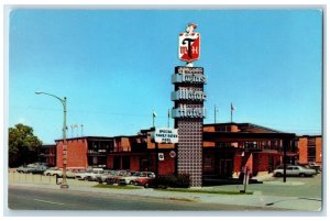 c1950's Twins Motor Inn Hotel St. Paul Minnesota MN Unposted Vintage Postcard