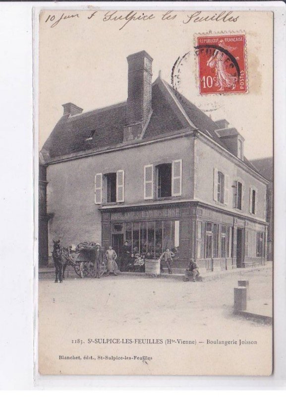 SAINT-SULPICE-les-FEUILLES: boulangerie joisson - très bon état