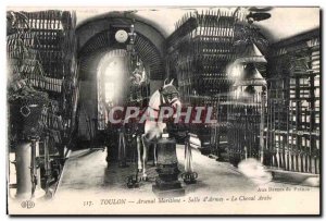 Old Postcard Toulon Maritime Arsenal of Weapons Army Hall