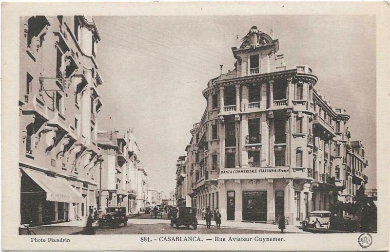 Spain Casablanca Rue Aviateur Guynemer 01.26