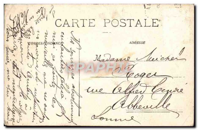 Old Postcard Chamonix and Mont Blanc Winter