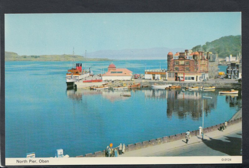 Scotland Postcard - North Pier, Oban   T7182