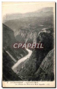 Old Postcard The Dauphine Line of Mure Abines Drac and Mont Aiguille