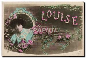 Old Postcard Fancy Louise Surname