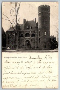 Armory on Steuben Park  Utica  New York  Postcard  1905