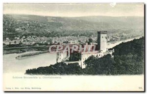 Old Postcard Schloss Stolzenfels u Oberlahnstein