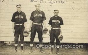 Base Ball Baseball Real Photo Postcards Post Card  