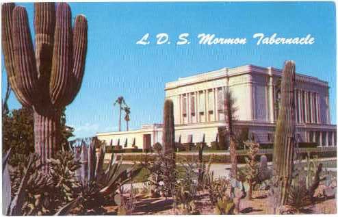 Latter Day Saints Morman Temple, Mesa, Arizona, AZ,  Chrome