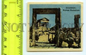 500260 Tunisia DOUGGA Vintage match label