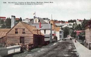 The Old Fort Astor Street - Mackinac Island, Michigan MI