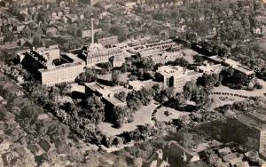 Henry Ford Hospital Aerial View c1947 Bird's Eye Vintage Postcard B09 