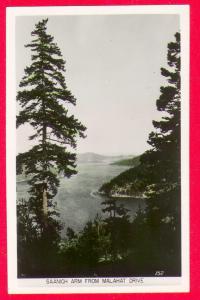 Saanich Arm from Malahat Drive, Van Isle; RPPC GowenSutton
