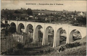 CPA Nontron- perspective des 2 Viaducs FRANCE (1073302)