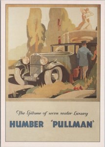 Advertising Postcard - Motoring, Humber Pullman Vintage Luxury Car Ref.RR16745