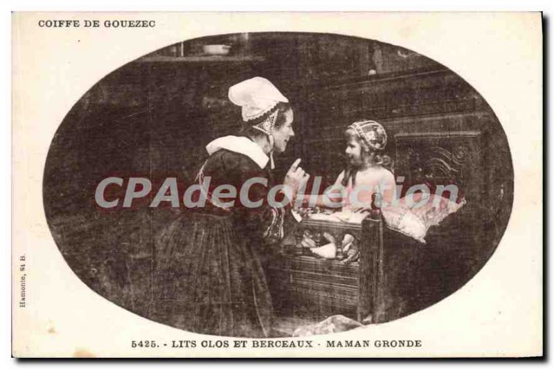 Postcard Old Cap Gou?zec Clos Beds and Cribs Mom Gronde