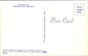 Indiana, Michigan City - Greetings From - [IN-034]