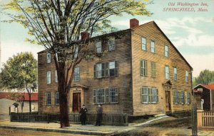 Old Washington Inn, Springfield, Massachusetts, Early Postcard, Unused